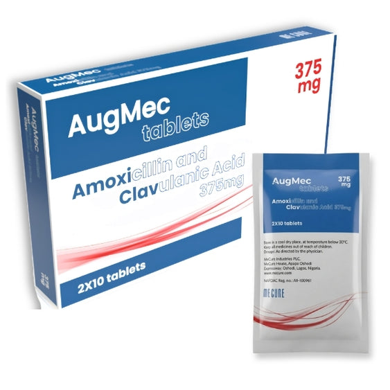 AUGMEC TABLETS 375 X20