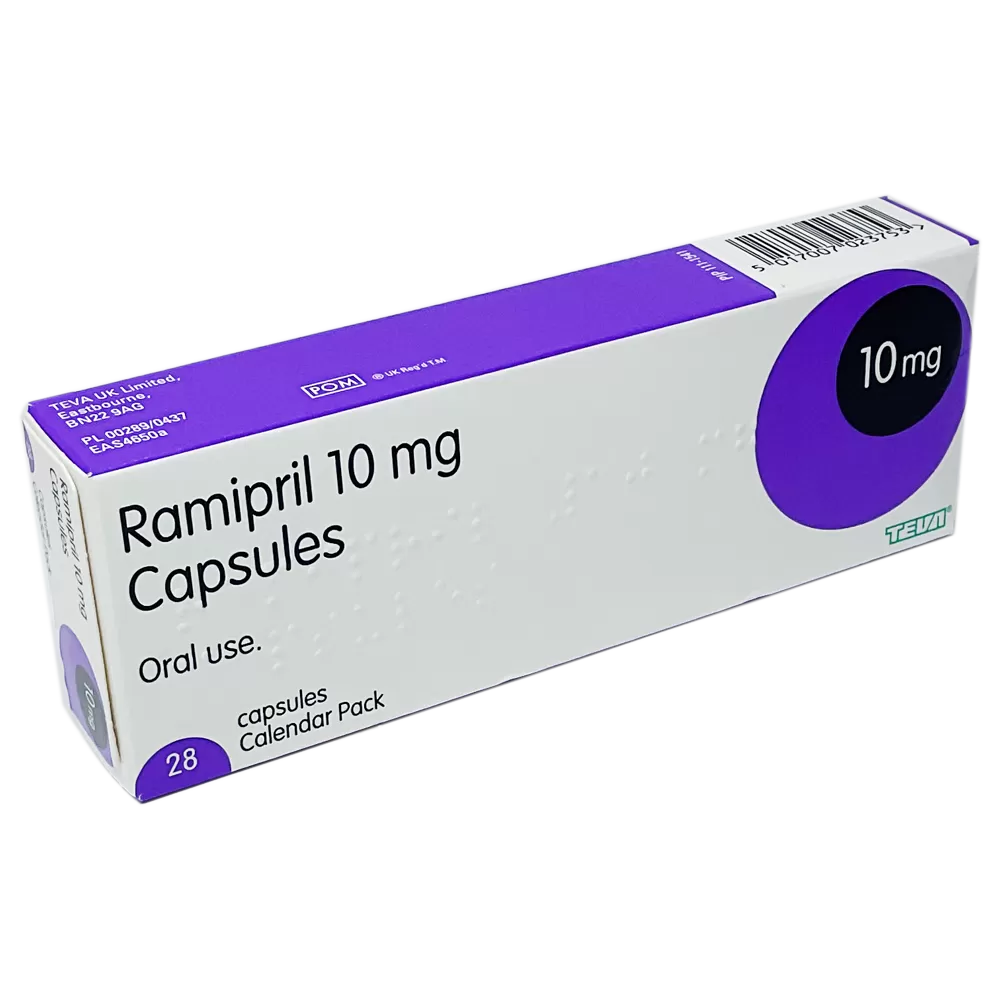 RAMIPRIL 10MG X 28 TEVA
