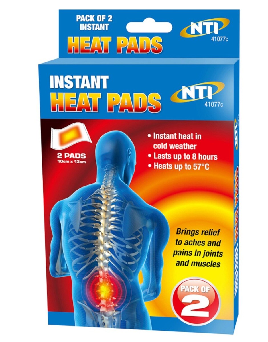 INSTANT HEAT PADS X2