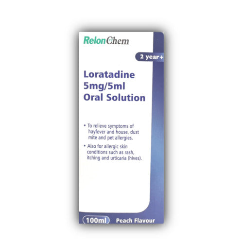 LORATADINE SYR 2+YRS 100MLS REL