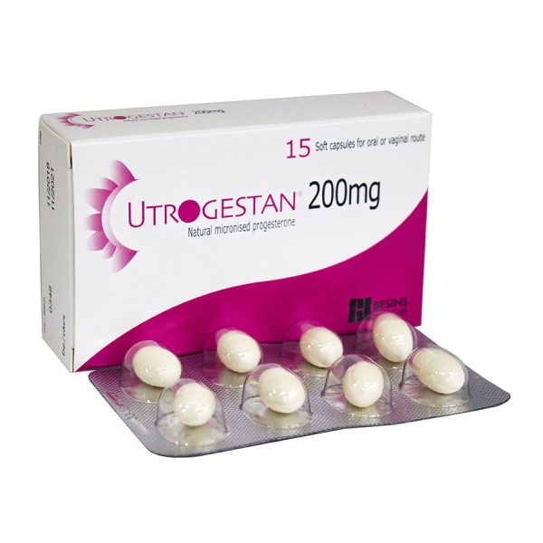 UTROGESTAN VAGINAL 200MG CAPS